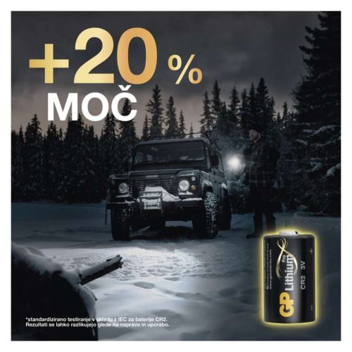 EMOS B1506, GP Lítium elem CR2 1db/bliszter