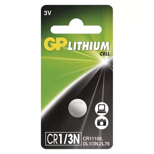 GP CR1/3N 3 V lítium gombelem bliszteres csomagolásban, B15711