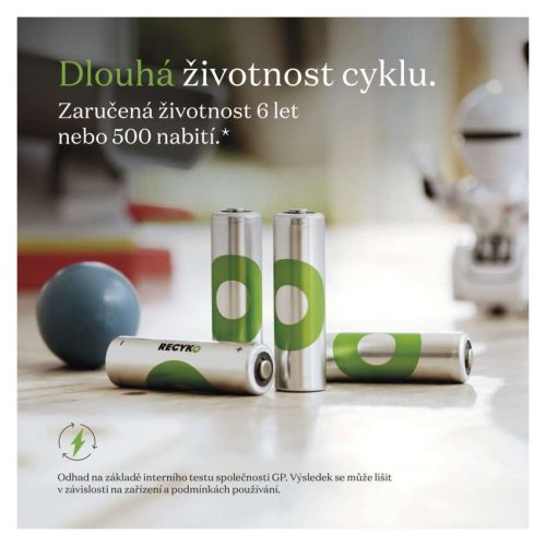 EMOS B2521V, GP ReCyko NiMH Akkumulátor HR6 (AA) 2100mAh 6db