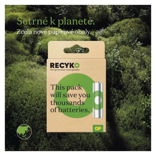 EMOS B2521V, GP ReCyko NiMH Akkumulátor HR6 (AA) 2100mAh 6db