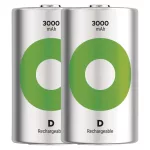 EMOS B2543, GP ReCyko NiMH Akkumulátor HR20 (D) 3000mAh 2db