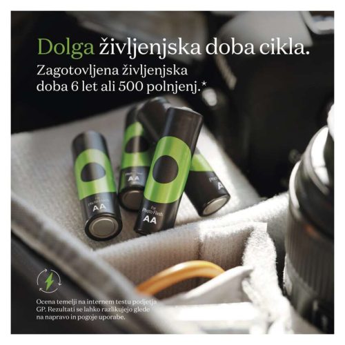 EMOS B26184, GP ReCyko Pro NiMH Akkumulátor HR03 (AAA) 4db