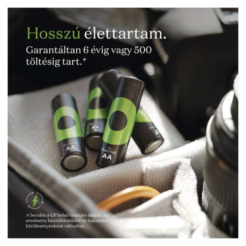 EMOS B2618V, GP ReCyko Pro NiMH Akkumulátor HR03 (AAA) 6db