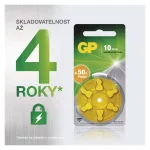 EMOS B3510, GP Gombelem hallókészülékekbe ZA10 6db/bliszter