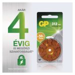 EMOS B3512, GP Gombelem hallókészülékekbe ZA312 6db/bliszter