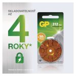 EMOS B3512, GP Gombelem hallókészülékekbe ZA312 6db/bliszter