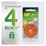 EMOS B3513, GP Gombelem hallókészülékekbe ZA13 6db/bliszter