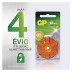 EMOS B3513, GP Gombelem hallókészülékekbe ZA13 6db/bliszter