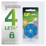 EMOS B3575, GP Gombelem hallókészülékekbe ZA675 6db/bliszter