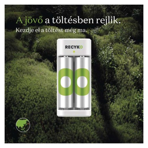EMOS B50224, GP Akkumulátor töltő Eco E221+2xAA ReCyko 2100mAh