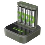 EMOS B50444D, GP Akkumulátor töltő B441 + Speed Dock + 4 x AA 2100 mAh