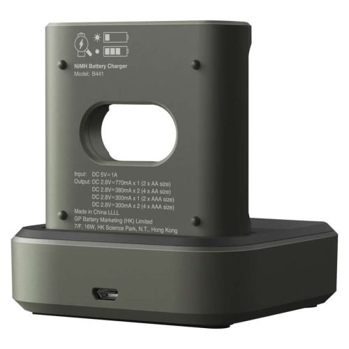 EMOS B50444D, GP Akkumulátor töltő B441 + Speed Dock + 4 x AA 2100 mAh