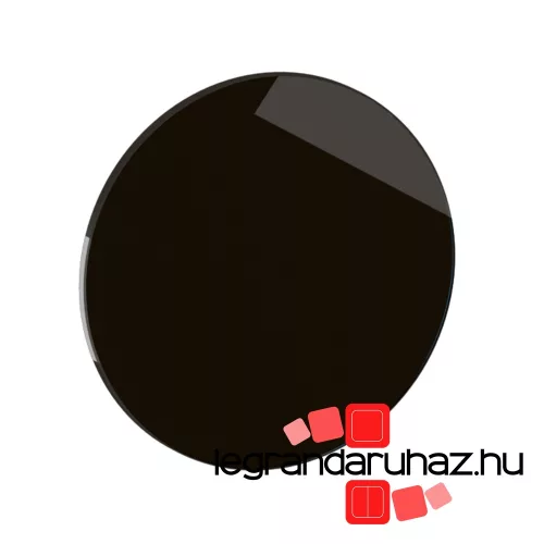 Legrand Céliane gyűrűs kapcsoló/nyomó burkolat, onyx fekete üveg, Legrand CB0006