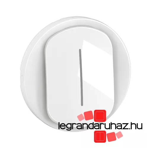 Legrand Céliane széles billentyű, mellső fényjelzős, váltókapcsolóhoz/nyomóhoz, burkolat, fehér, Legrand CB0007