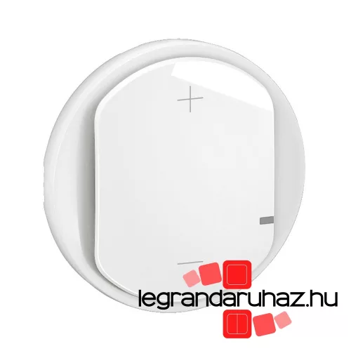 Legrand Céliane 2 vezetékes nyomógombos fényerőszabályzó LED 125W burkolat, fehér, Legrand CB0060
