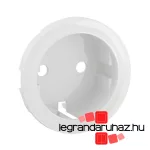 Legrand Céliane 2P+F csatlakozóaljzat burkolat, fehér, Legrand CB0120
