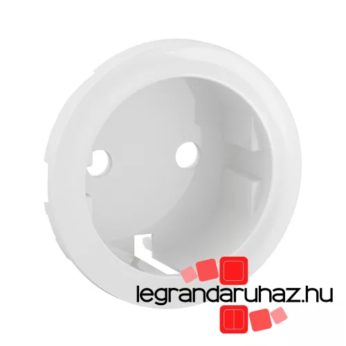 Legrand Céliane 2P+F csatlakozóaljzat burkolat, fehér, Legrand CB0120