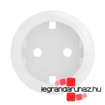 Legrand Céliane 2P+F csatlakozóaljzat burkolat, fehér, Legrand CB0120