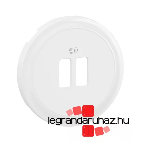 Legrand Céliane dupla USB burkolat, fehér, Legrand CB0154