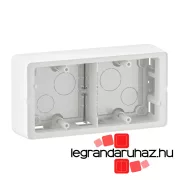   Legrand Céliane kettes kiemelőkeret, fehér, Legrand CB0232