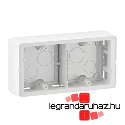 Legrand Céliane kettes kiemelőkeret, fehér, Legrand CB0232