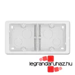 Legrand Céliane kettes kiemelőkeret, fehér, Legrand CB0232
