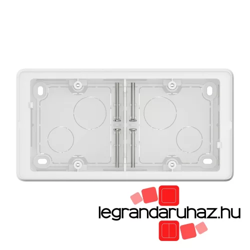 Legrand Céliane kettes kiemelőkeret, fehér, Legrand CB0232