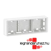   Legrand Céliane hármas kiemelőkeret, fehér, Legrand CB0233