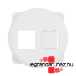 Legrand Céliane 1x vagy 2xRJ45 Keystone adapter burkolattal, fehér, Legrand CB0343