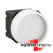   Legrand Céliane forgatógombos fényerőszabályzó nulla vezető nélkül, fehér, Legrand CB0408