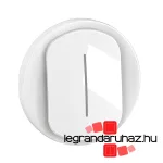 Legrand Céliane széles billentyű, mellső fényjelzős, keresztkapcsolóhoz, burkolat, 2 mod, fehér, Legrand CB1005