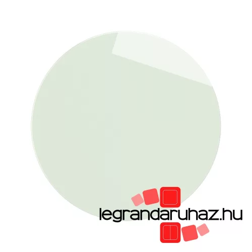 Legrand Céliane gyűrűs kapcsoló/nyomó burkolat, fehér opál üveg, Legrand CB1006