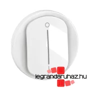   Legrand Céliane széles billentyű fényjelzős kétpólusú kapcsolóhoz, burkolat, fehér, Legrand CB1020