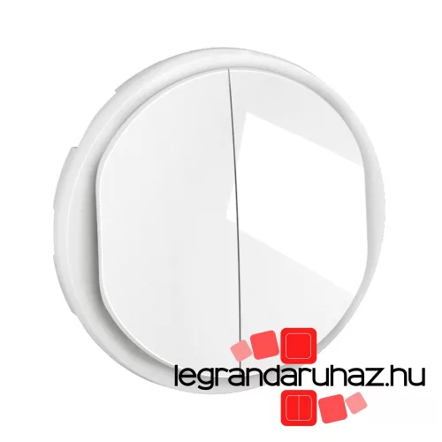 Legrand Céliane kettős billentyű, burkolat, fehér, Legrand CB2001