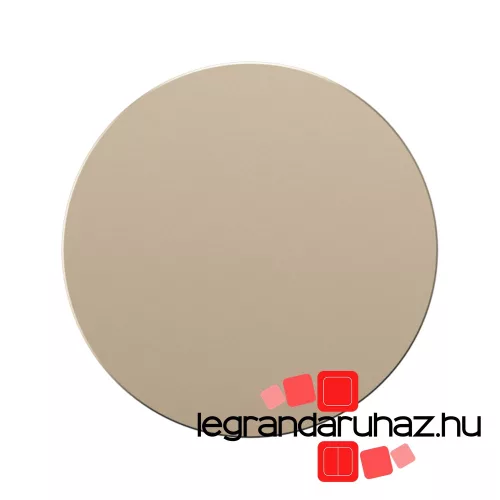Legrand Céliane gyűrűs kapcsoló/nyomó burkolat, selyemfényű nikkel, Legrand CB2006