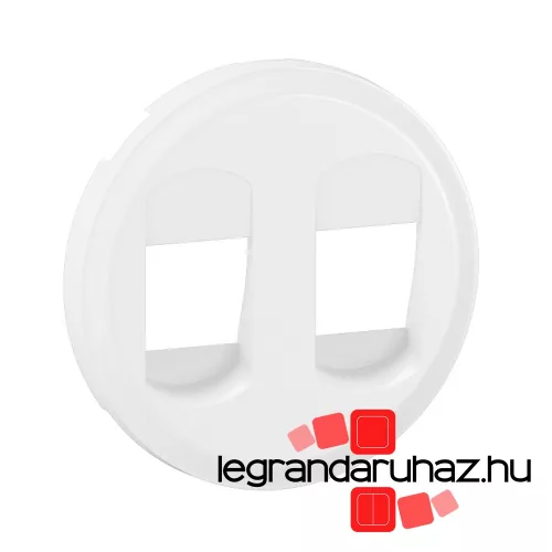 Legrand Céliane sztereó hangszóró csatlakozóaljzat burkolat, fehér, Legrand CB2311