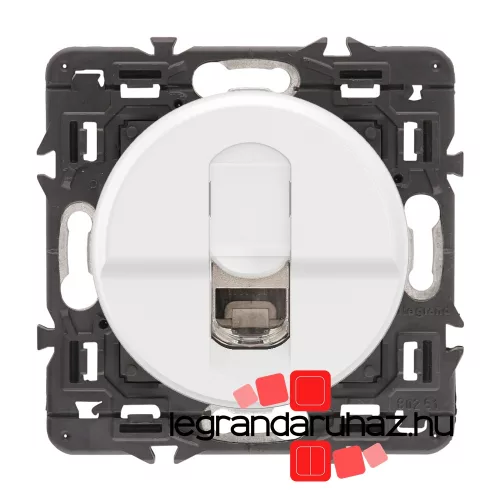 Legrand  Céliane 1xRJ45 Cat. 6 STP 1 Gbit/s árnyékolt csatlakozóaljzat, fehér, CBCM0347-CS