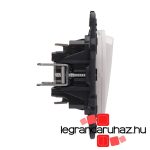 Legrand Céliane egypólusú kapcsoló 10 AX, fehér CF067002-K