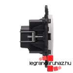 Legrand Céliane 2P+F csatlakozóaljzat biztonsági zsaluval, csavaros, fehér CF067161-K