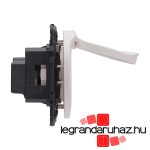 Legrand Céliane konnektor biztonsági zsaluval IP44 csavaros, fehér CF067161IP-CS