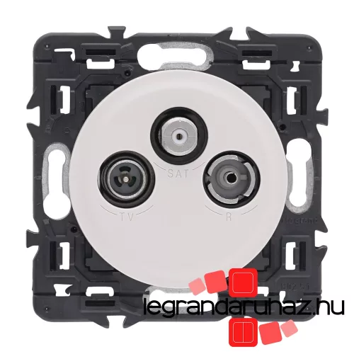 Legrand Céliane TV-Rádió-SAT aljzat, végzáró, 1,5 dB, fehér CF067388-K