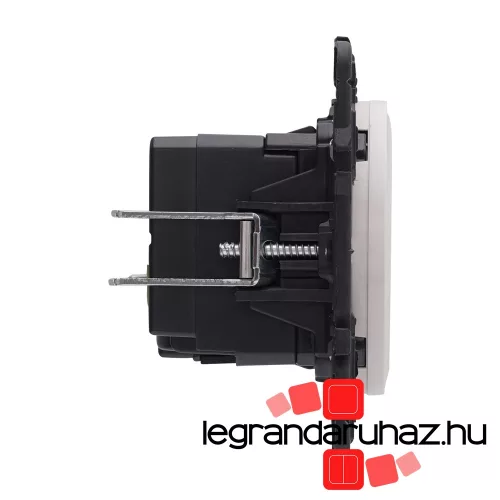 Legrand Céliane kettős USB-A + USB-C  töltőaljzat, beépített tápegységgel - 3A, 15W, burkolattal, fehér CF067465-HK