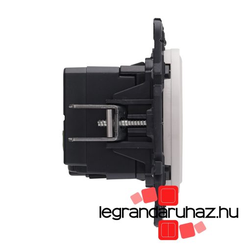 Legrand Céliane kettős USB-C töltőaljzat, beépített tápegységgel -  3A, 15W, burkolattal, fehér CF067466-K