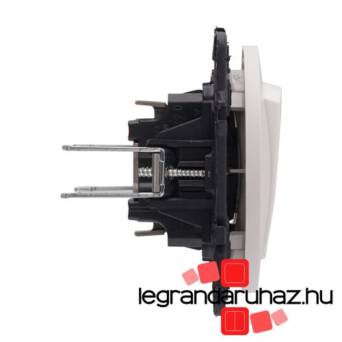 Legrand Céliane kettős váltókapcsoló, IP44, fehér CF2X067001IP-HK
