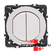   Legrand Céliane kettős egypólusú nyomó IP44, fehér CF2X067032IP-CS