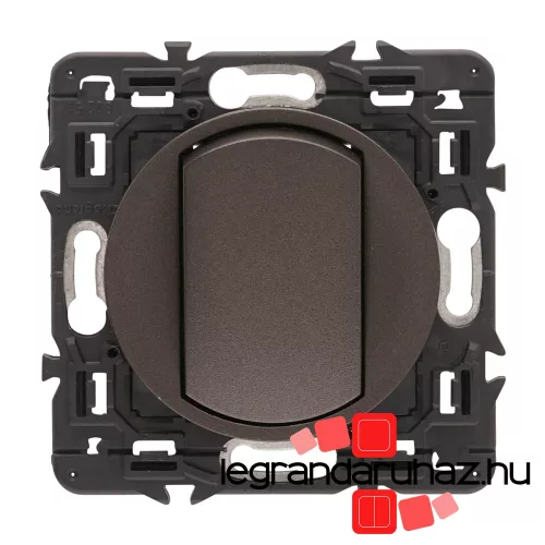 Legrand Céliane váltókapcsoló 10 AX, grafit CG067001-HK