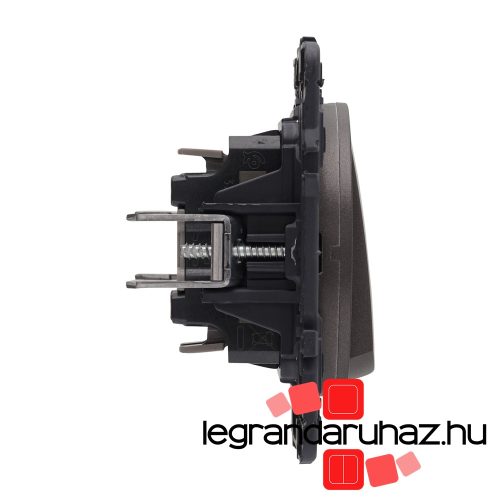 Legrand Céliane egypólusú kapcsoló 10 AX, grafit CG067002-K