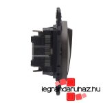 Legrand Céliane egypólusú kapcsoló 10 AX, grafit CG067002K-CS