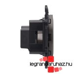 Legrand Céliane 2P+F csatlakozóaljzat biztonsági zsaluval, csavaros, grafit CG067161-CS