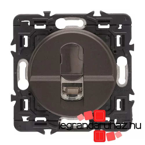 Legrand Céliane 1xRJ45 Cat. 6A STP csatlakozóaljzat, grafit CG067346-CS